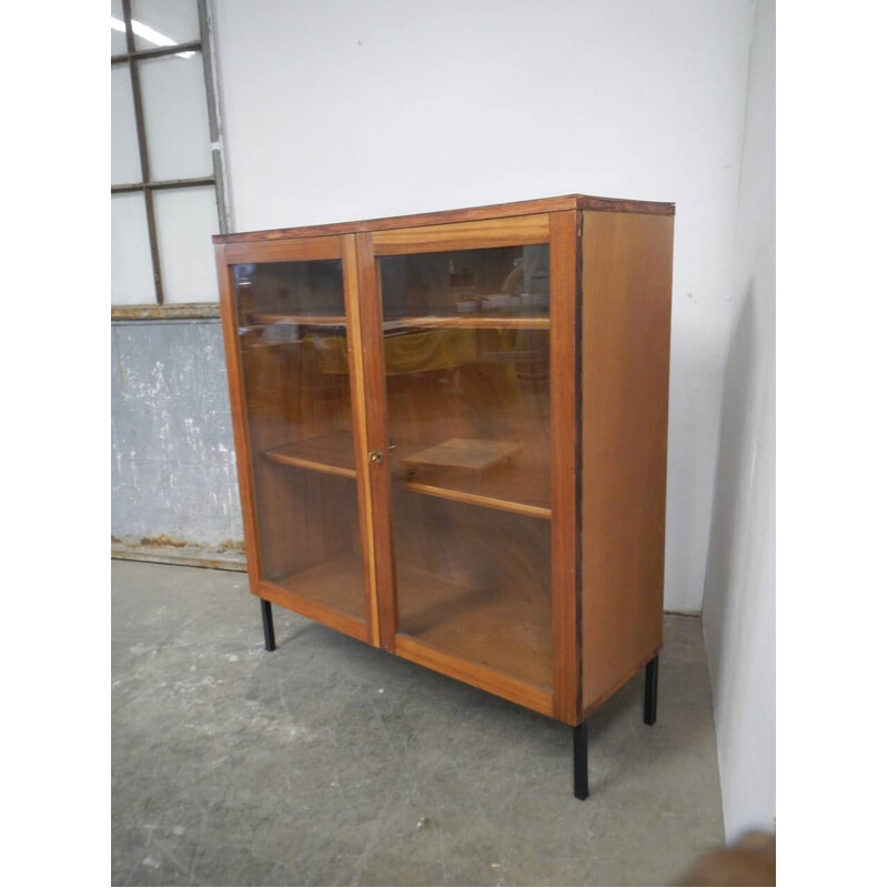 Vintage laboratory display cabinet