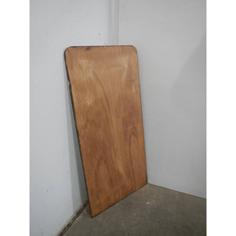 Vintage rectangular hall mirror