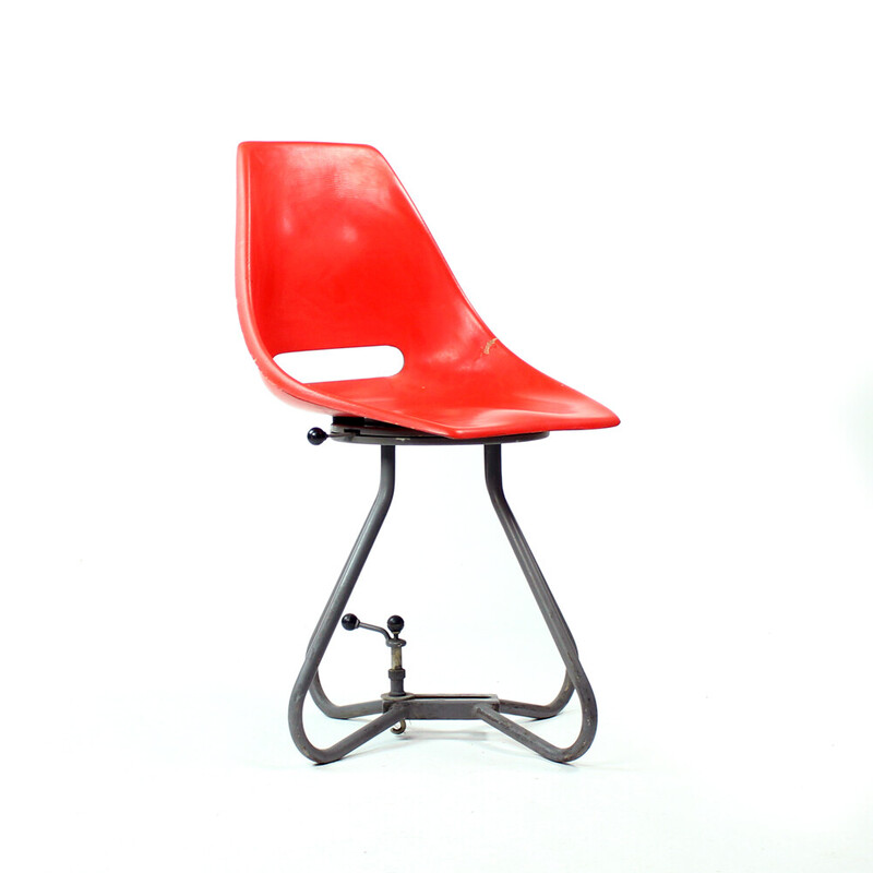 Vintage Tram chairs by Miroslav Navratil for Vertex, 1960s