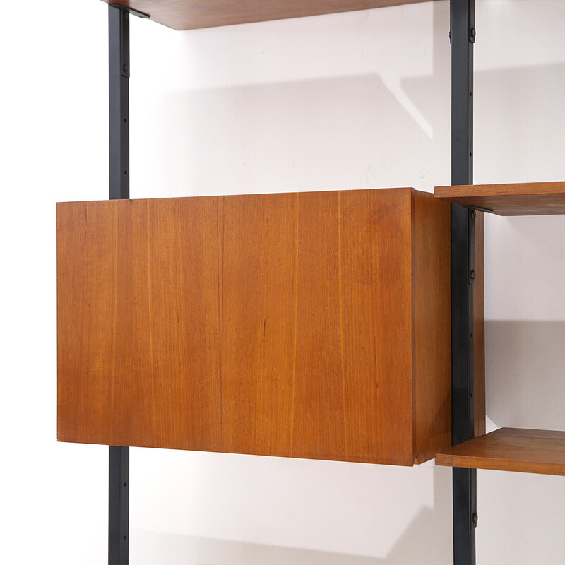 Vintage "Vittoria" floor-to-ceiling bookcase by Ebanisteria Fratelli Merati, 1960s