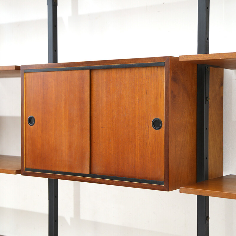 Vintage "Vittoria" floor-to-ceiling bookcase by Ebanisteria Fratelli Merati, 1960s