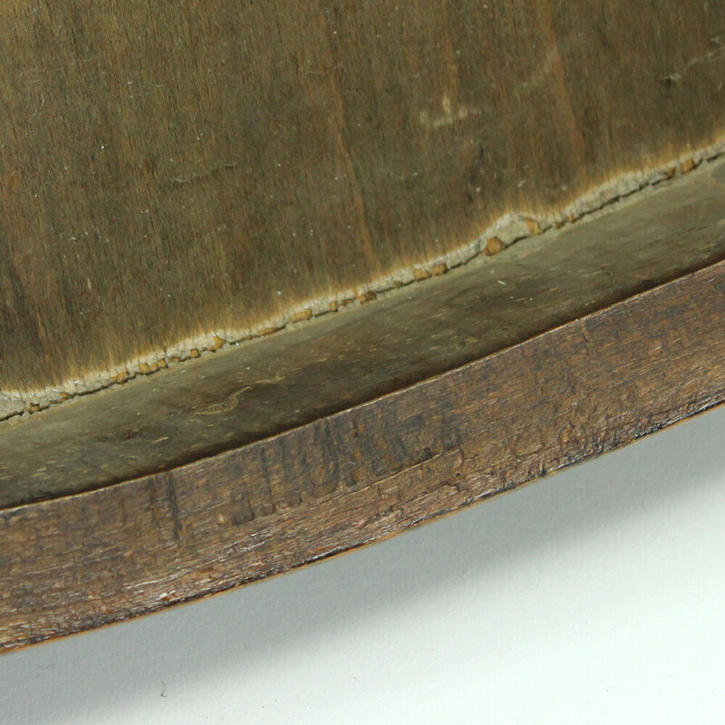 Fauteuil de bureau vintage en bois de chêne par Thonet, Tchécoslovaquie 1930
