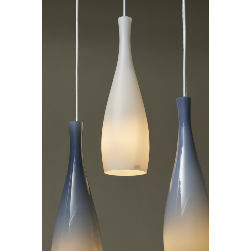 Set van 6 vintage hanglampen van Jacob Bang voor Holmegaard