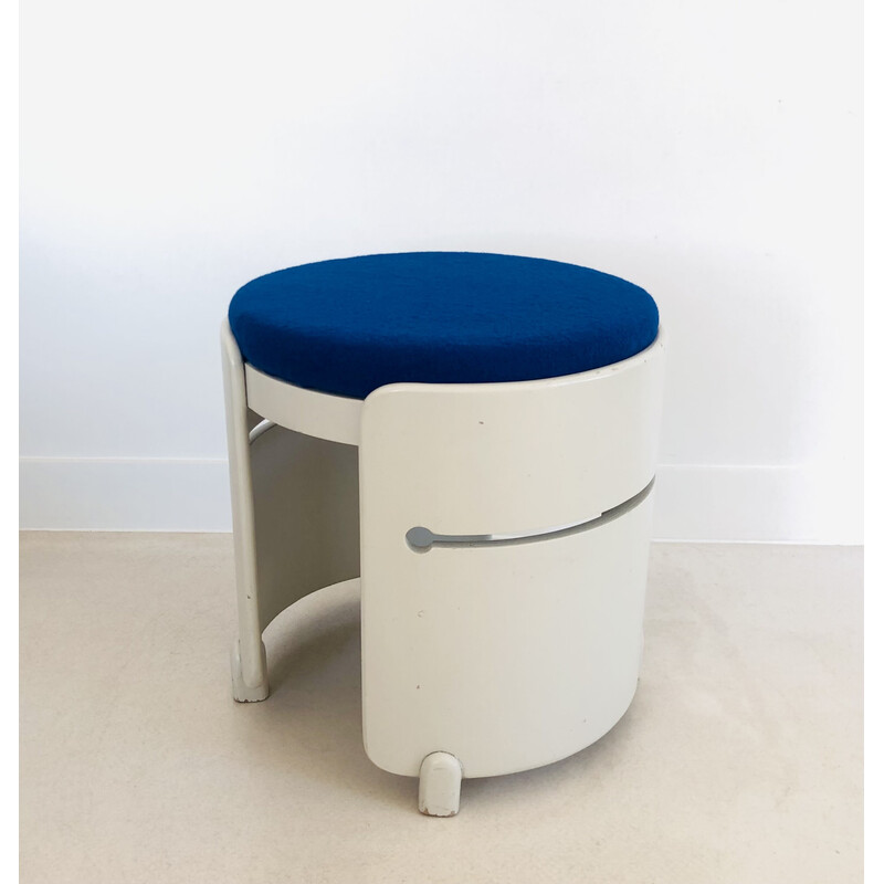 Vintage round stool, Italy 1960