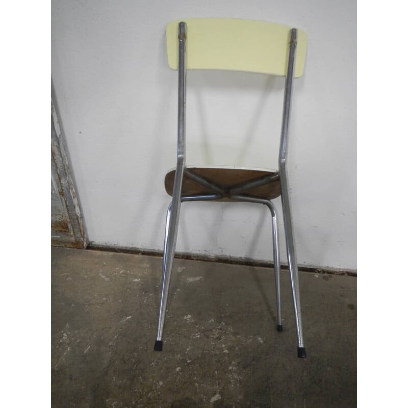 Set of 4 vintage chairs formica chairs
