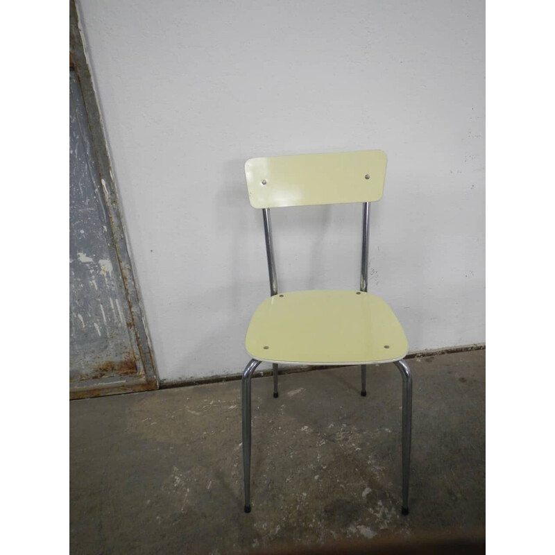 Set van 4 vintage stoelen van formica