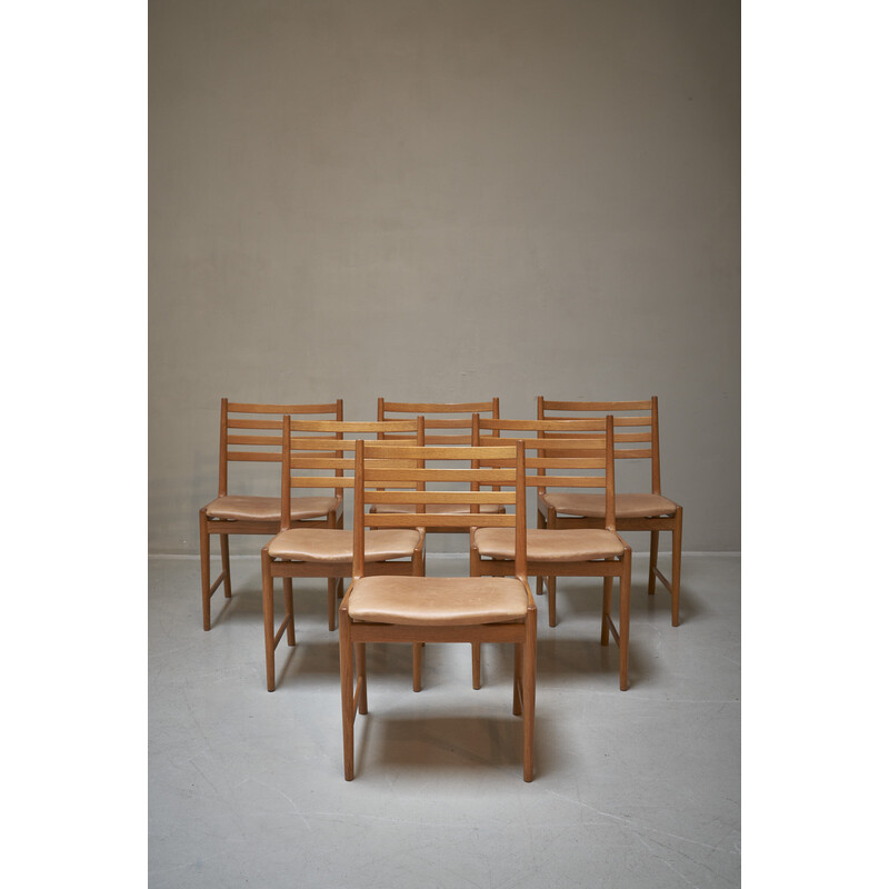 Set of 6 vintage dining chairs by Kai Lyngfeldt Larsen