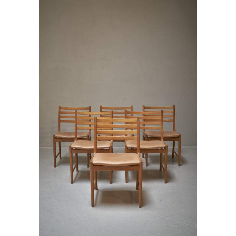 Set of 6 vintage dining chairs by Kai Lyngfeldt Larsen