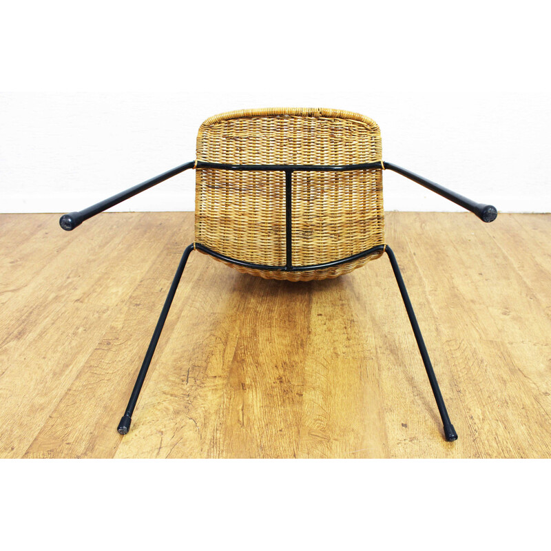 Vintage Basket chair by Gian Franco Legler, 1960