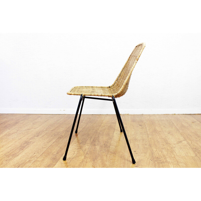 Vintage Basket chair by Gian Franco Legler, 1960