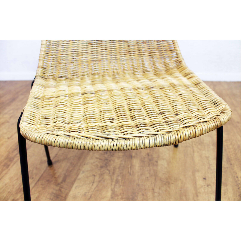 Vintage Basket chair by Gian Franco Legler, 1960