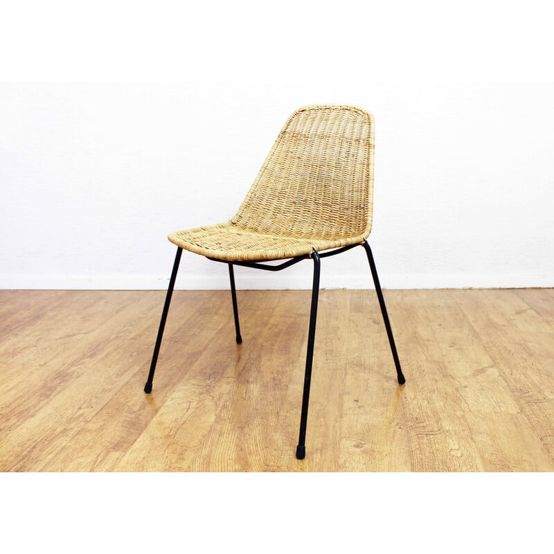 Chaise vintage Basket de Gian Franco Legler, 1960