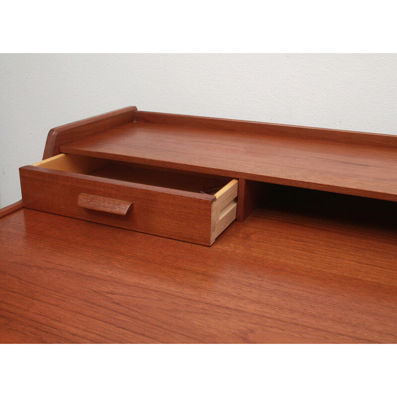 Vintage desk in teak modell 56 by Arne Wahl Iversen for Vende, 1960s