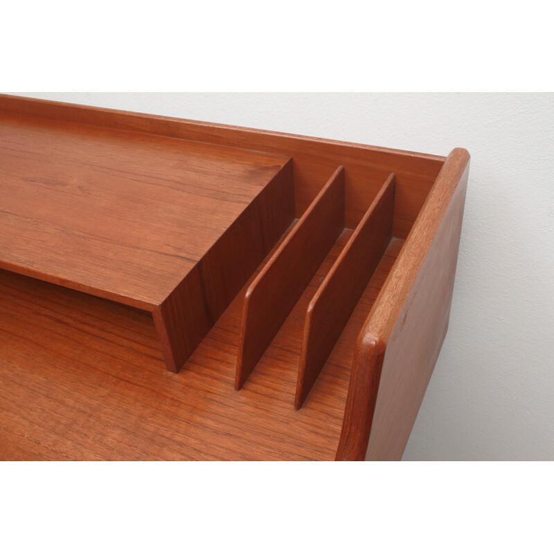 Vintage desk in teak modell 56 by Arne Wahl Iversen for Vende, 1960s