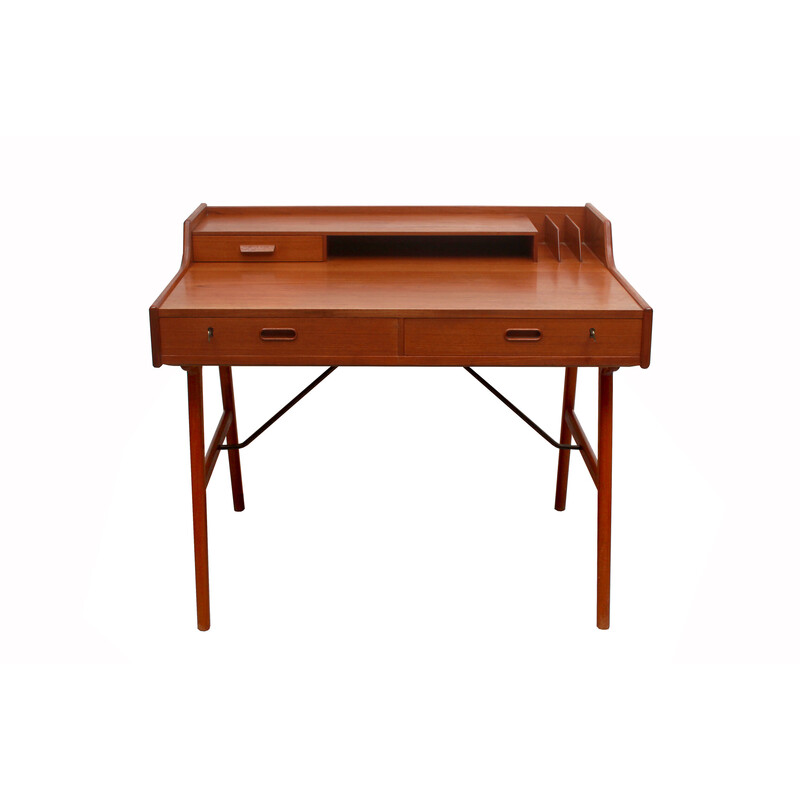 Vintage desk in teak modell 56 by Arne Wahl Iversen for Vende, 1960s