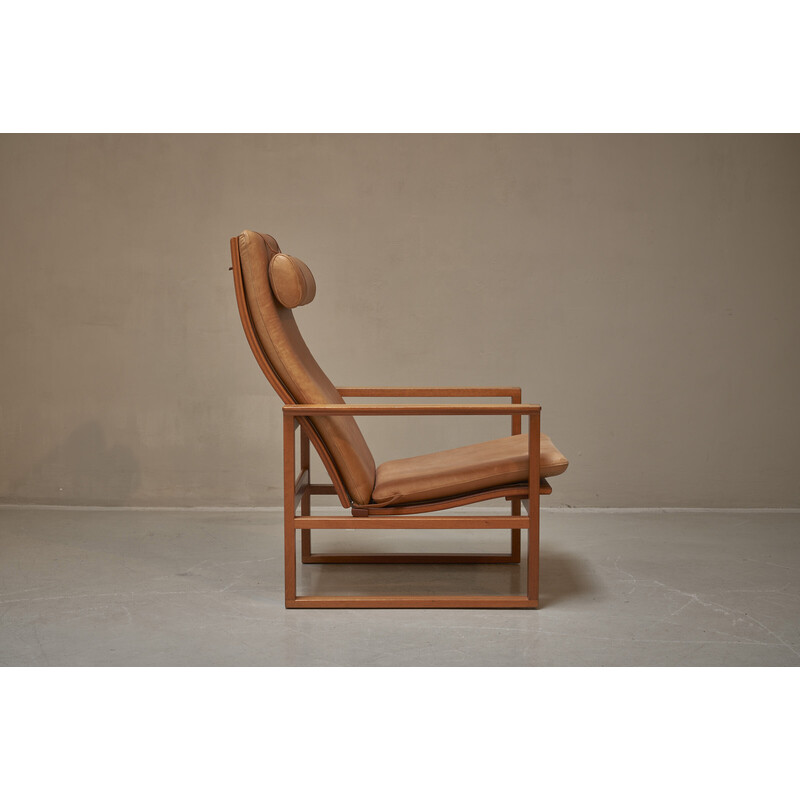 Vintage "Sled" armchair by Børge Mogensen for Fredericia Stolefabrik, Denmark