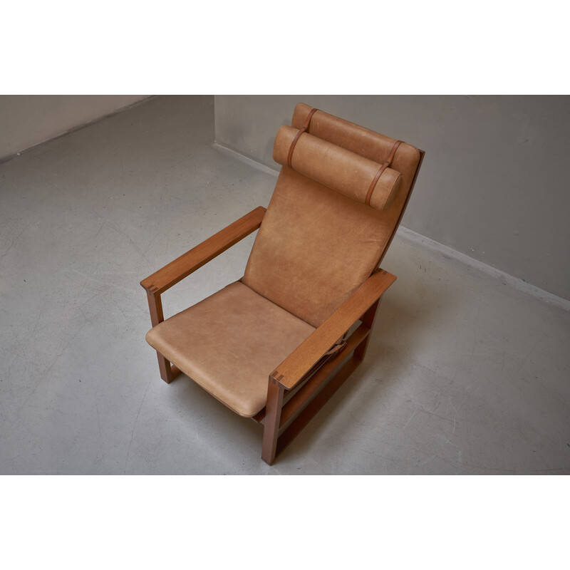 Vintage "Sled" fauteuil van Børge Mogensen voor Fredericia Stolefabrik, Denemarken