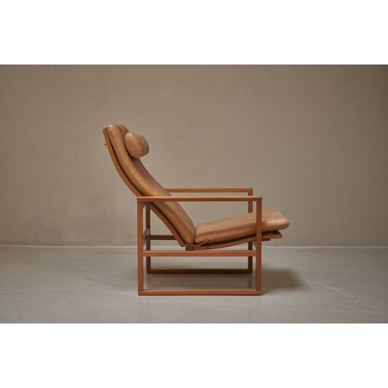 Vintage "Sled" fauteuil van Børge Mogensen voor Fredericia Stolefabrik, Denemarken