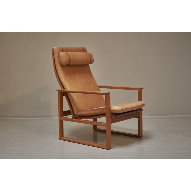 Vintage "Sled" fauteuil van Børge Mogensen voor Fredericia Stolefabrik, Denemarken