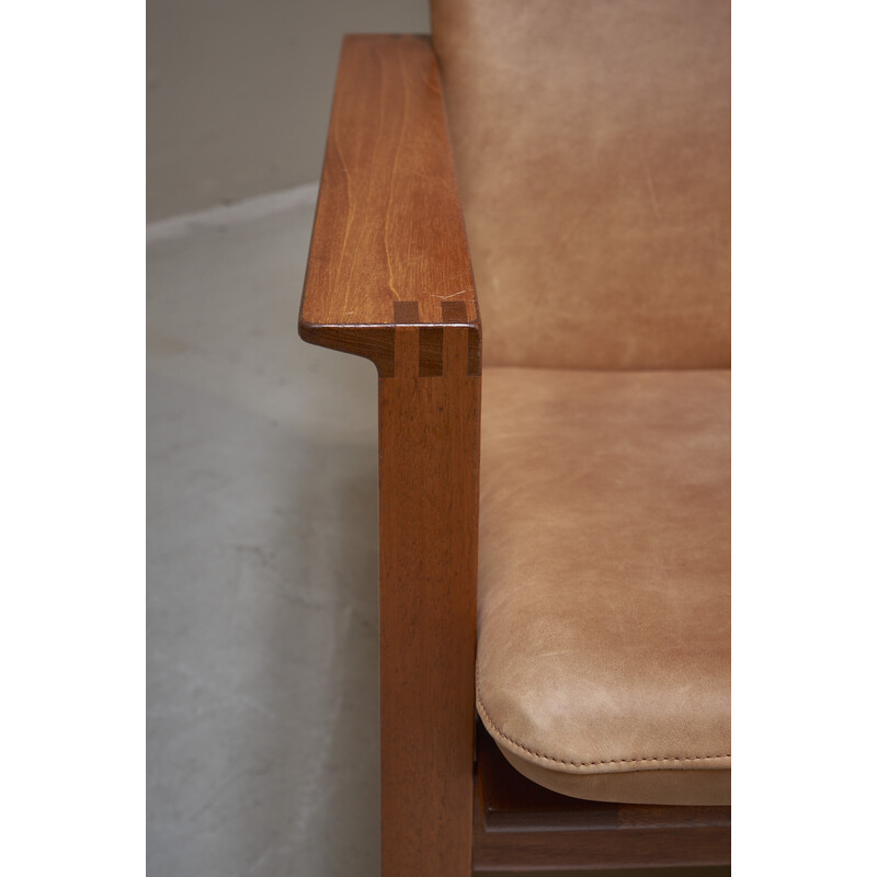 Vintage "Sled" fauteuil van Børge Mogensen voor Fredericia Stolefabrik, Denemarken