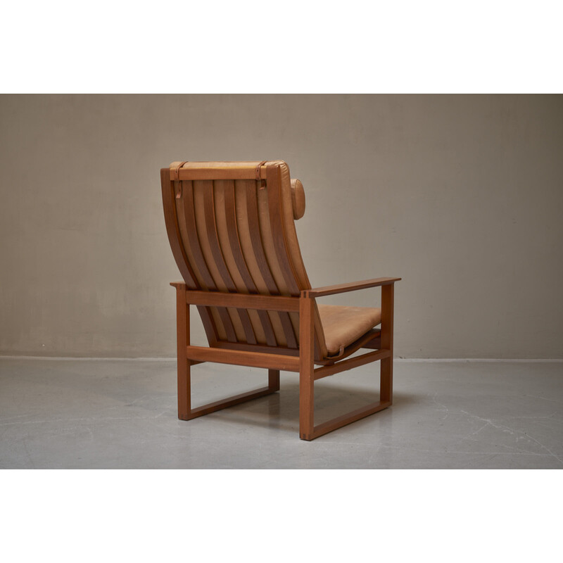 Vintage "Sled" fauteuil van Børge Mogensen voor Fredericia Stolefabrik, Denemarken