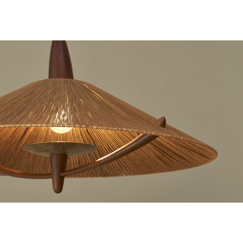 Candeeiro suspenso Vintage sisal por Temde