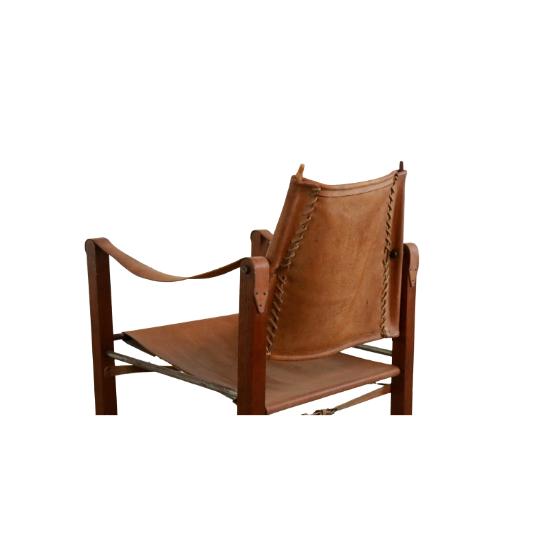 Cadeira de braços Vintage Safari
