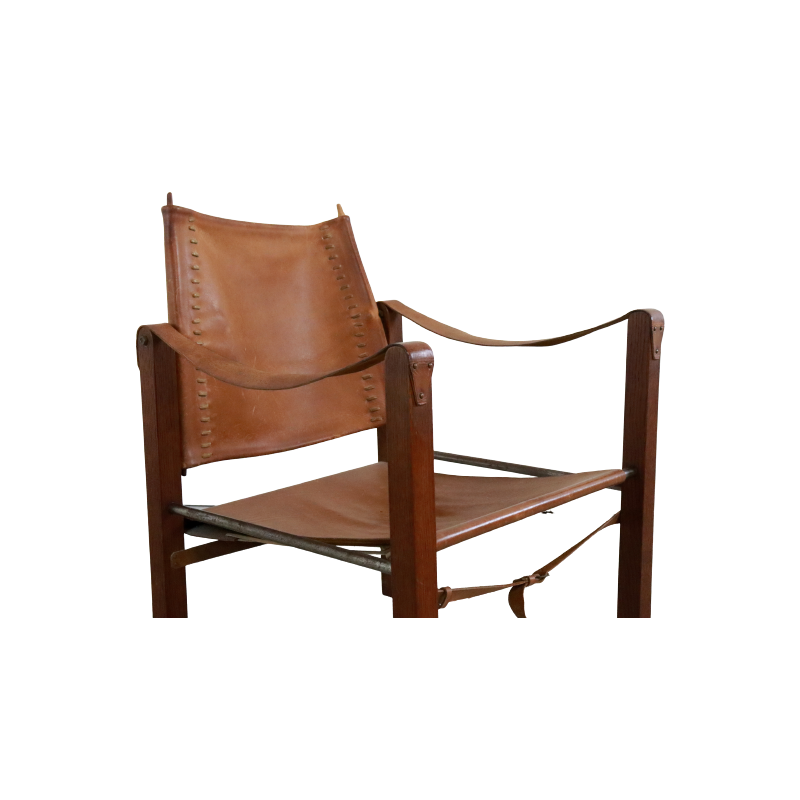 Cadeira de braços Vintage Safari
