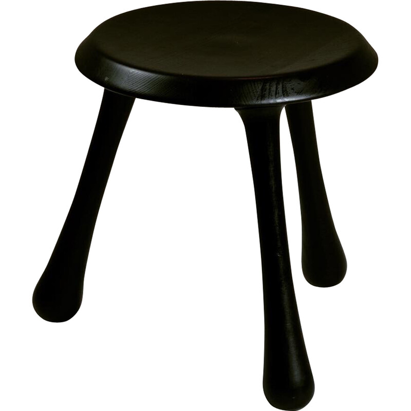 Vintage Scandinavian tripod stool by Ingvar Kamprad, 2000