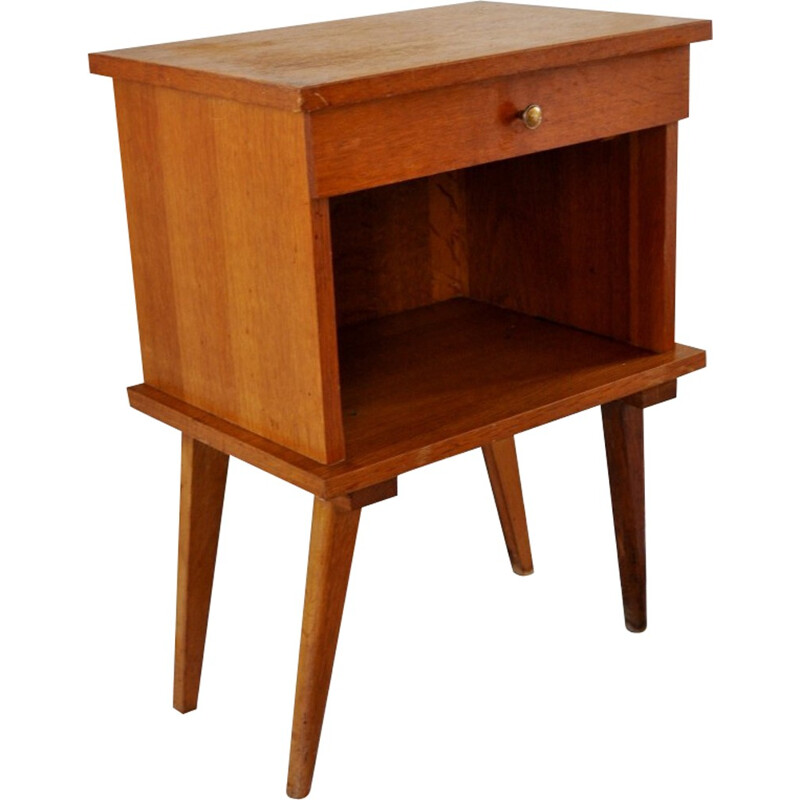Bedside table with drawers - 1960s