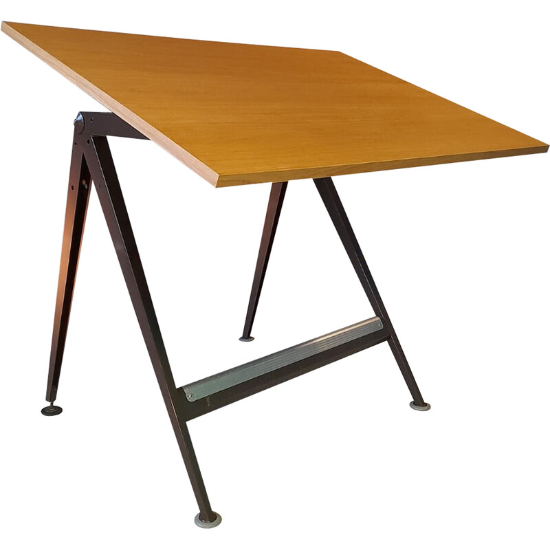 Mesa de trabajo vintage "reply" de Friso Kramer para Ahrend de circel, 1960