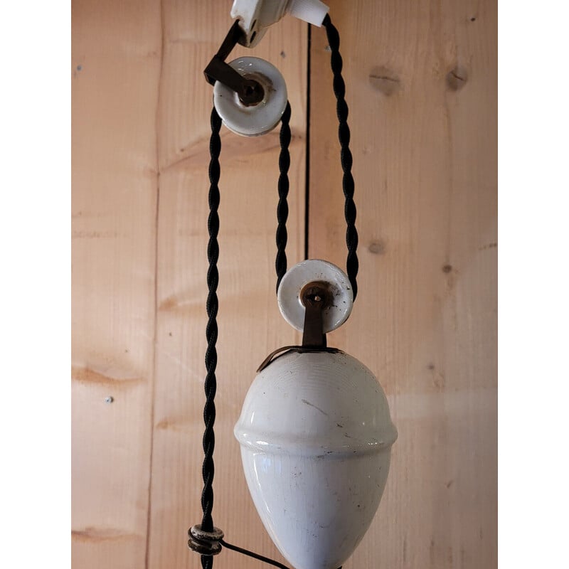 Vintage pendant lamp "rise and fall"