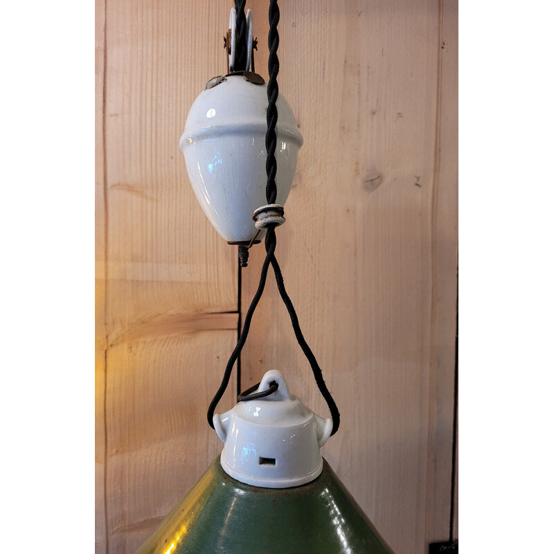 Vintage pendant lamp "rise and fall"