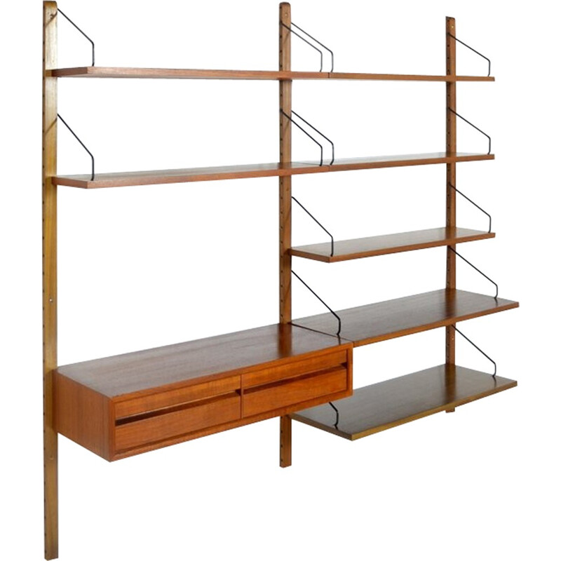Modular bookcase Poul Cadovius "Royal System" - 1960s