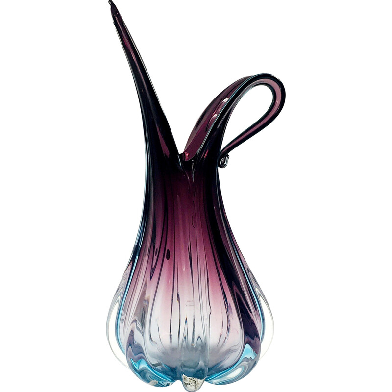 Mid-century Murano Art glass pitcher by Barovier and Toso, Italy 1960s