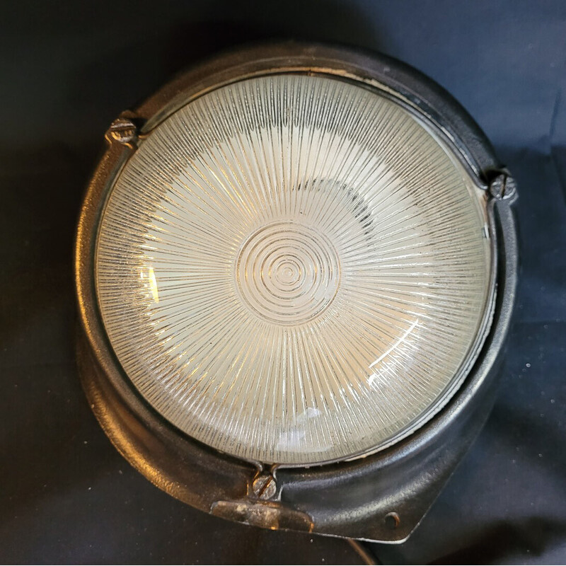 Vintage Holophane wall lamp, 1950