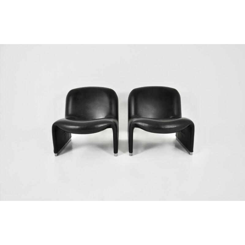 Paar vintage Alky fauteuils van Giancarlo Piretti voor Anonima Castelli, 1970