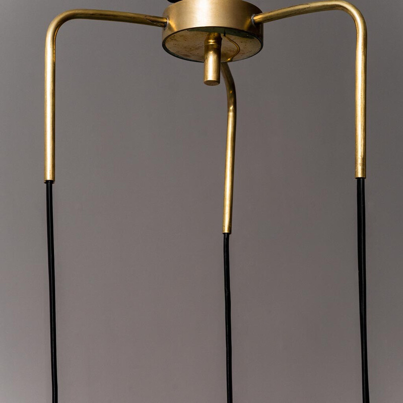 Candelabro Vintage 3-luz de Alessandro Pianon para Vistosi, 1960