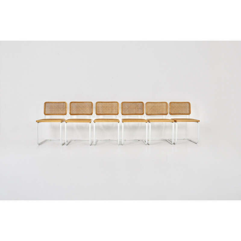 Ensemble de 6 chaises vintage par Marcel Breuer