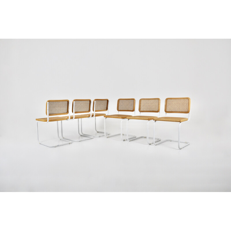 Set of 6 vintage chairs by Marcel Breuer