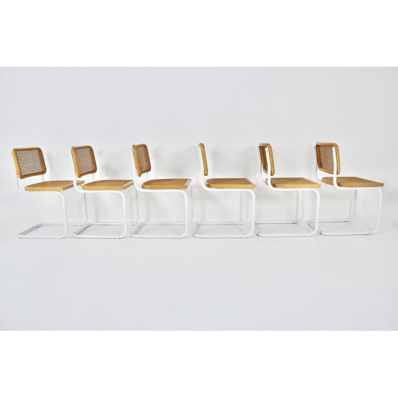 Set of 6 vintage chairs by Marcel Breuer