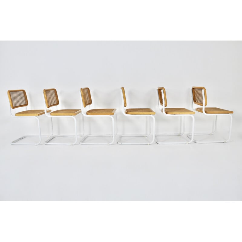 Set van 6 vintage stoelen van Marcel Breuer