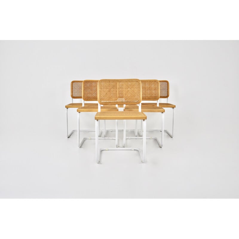 Set van 6 vintage stoelen van Marcel Breuer