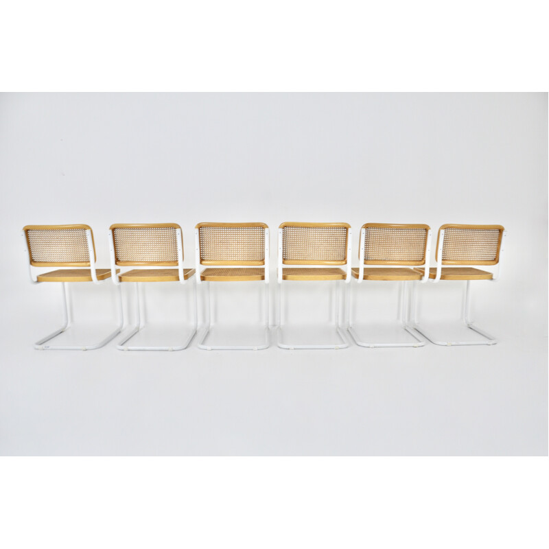 Conjunto de 6 cadeiras vintage de Marcel Breuer