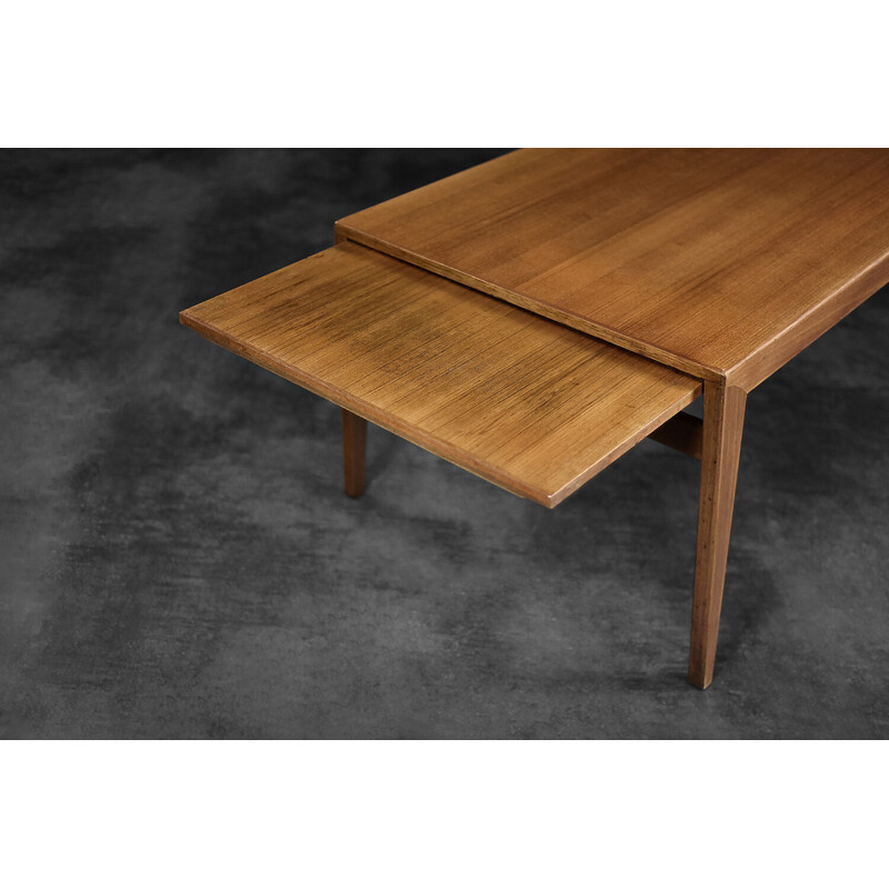 Mid-century Scandinavian teak coffee table by Illum Wikkelsø for Koefoed Hornslet, 1960s