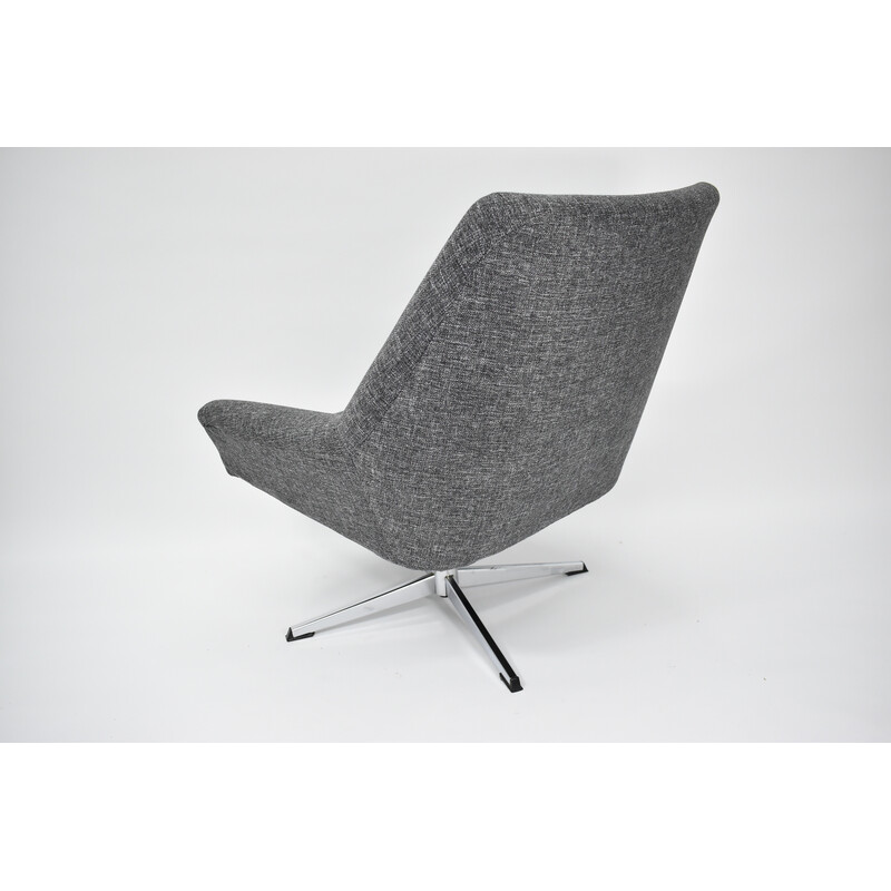 Grauer Vintage-Sessel, 1960er Jahre
