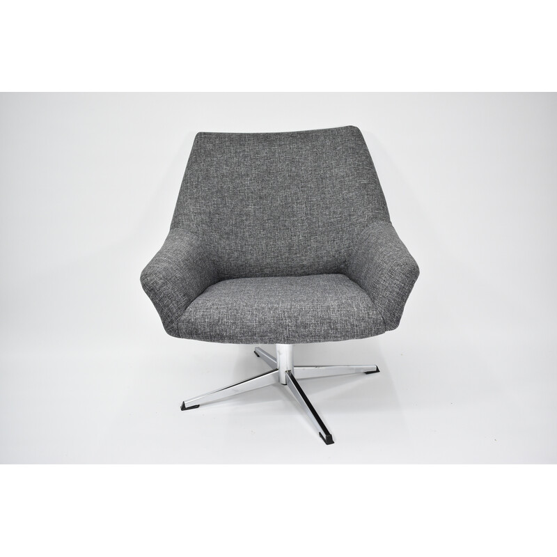 Vintage grey armchair, 1960s