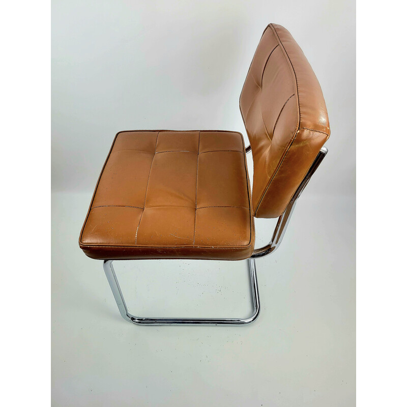 Vintage eco-leather chair, 1970s