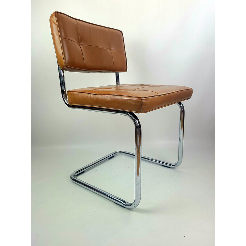 Vintage eco-leather chair, 1970s