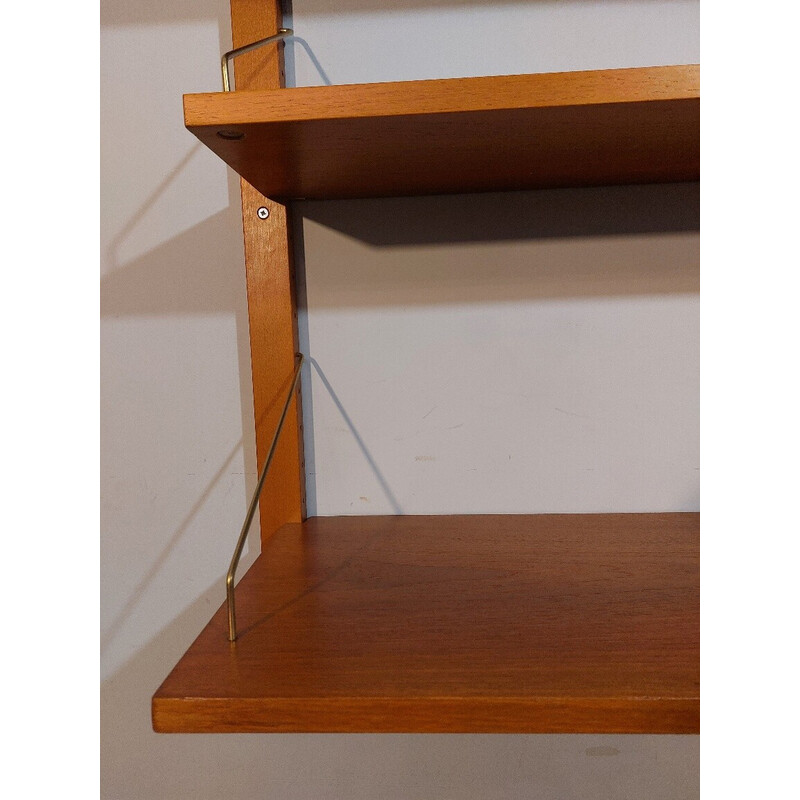 Vintage teak wall shelf Rival model, 1960s